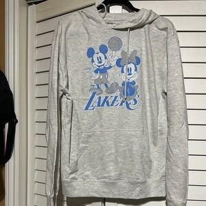 Disney x Mickey Minnie Lakers Hoodie Size Medium